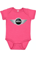 Mini Cooper Car Baby Romper Onesie