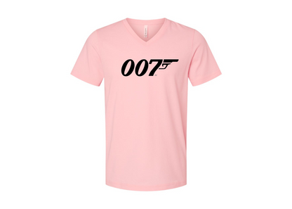 007 James Bond Movie - BELLA + CANVAS - Jersey V-Neck Tee - 3005