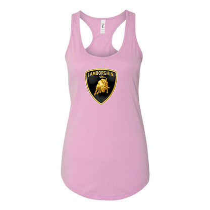 Women's Lamborghini Car Racerback Tank Top