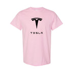 Men’s Tesla Motorsports Car Cotton T-Shirt
