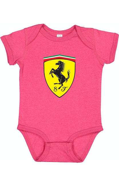 Ferrari Motorsport  Car Baby Romper Onesie