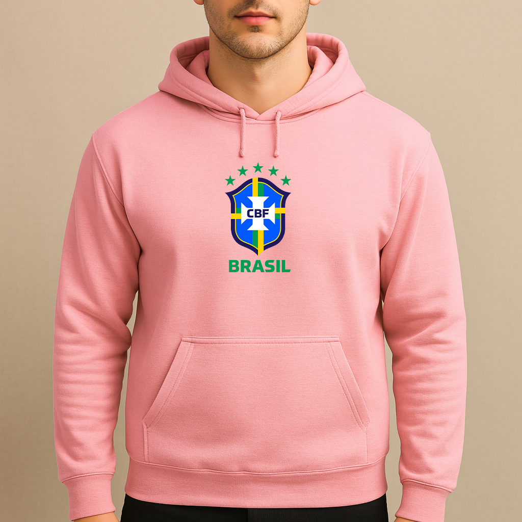 Men's Brasil National Soccer Team Pullover Hoodie