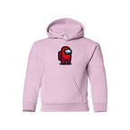 Youth Kids Among US Game Pullover Hoodie