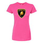 Women’s Lamborghini Car Round Neck T-Shirt