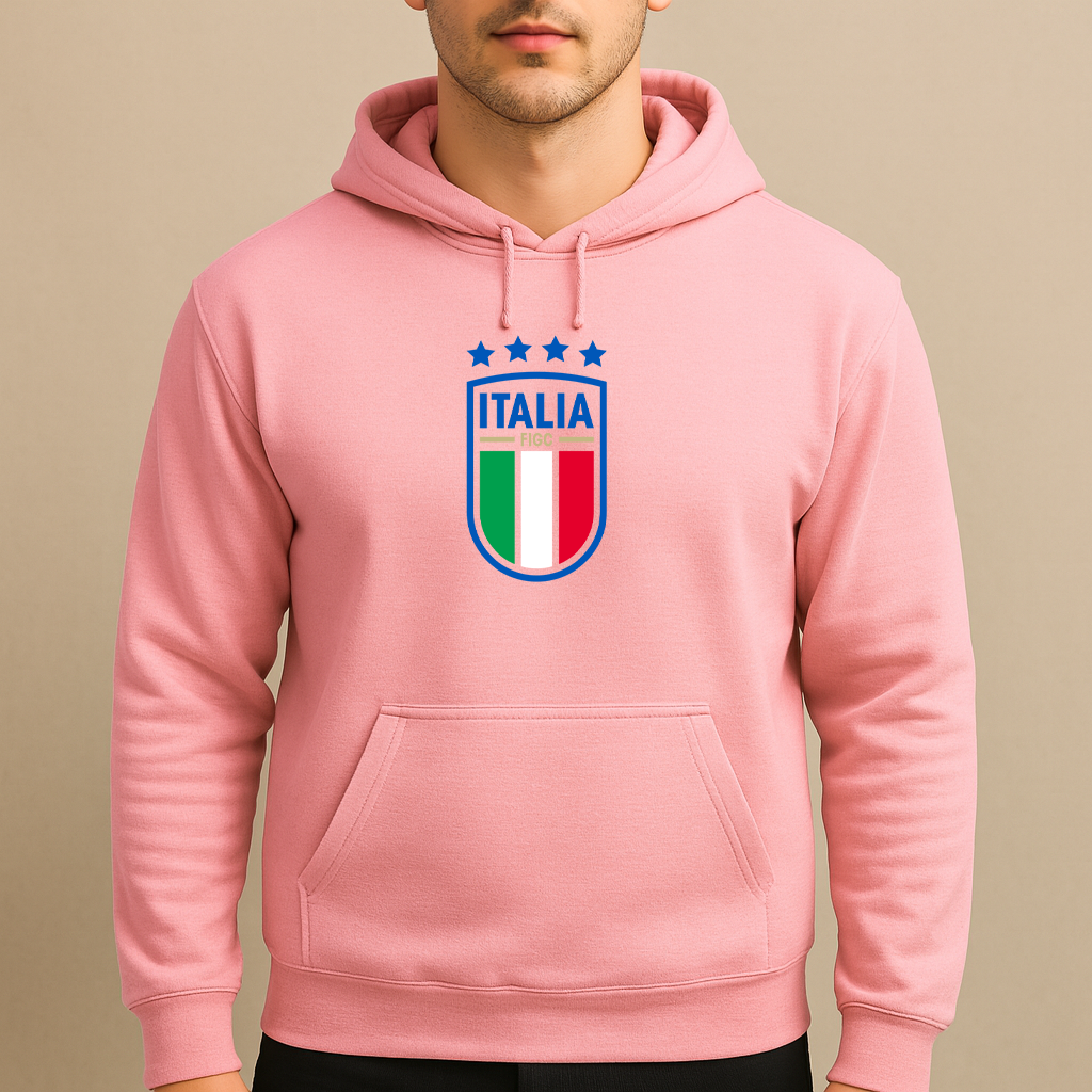 Men's Italy National Soccer Team Pullover Hoodie