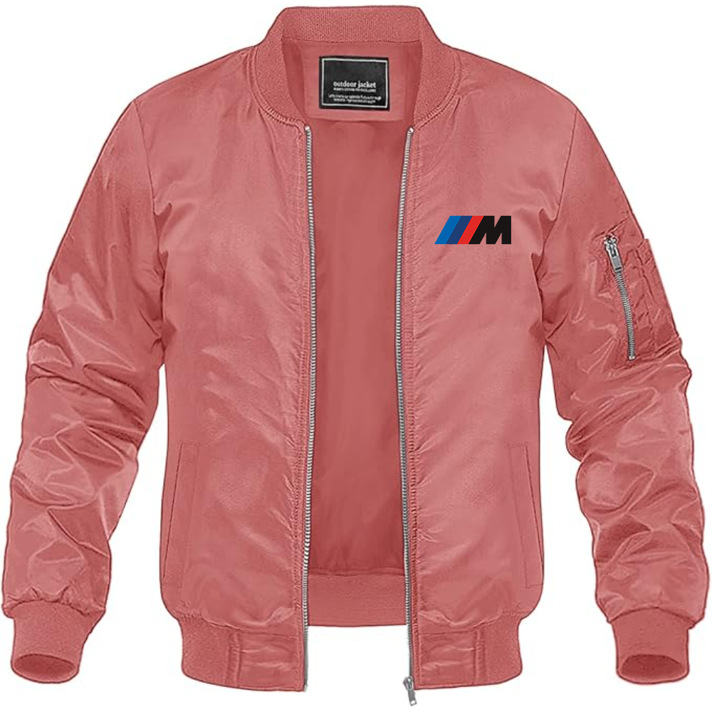 Men's - BMW M - Lightweight Bomber Jacket Windbreaker Softshell Varsity Jacket Coat