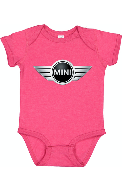 Mini Cooper Car Baby Romper Onesie