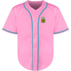 Men's Argentina National Soccer Team  Baseball Jersey