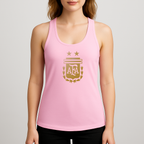 Women's Argentina Soccer Racerback Tank Top