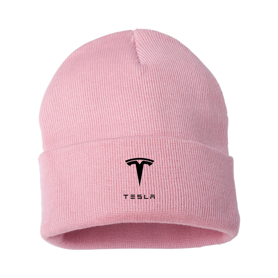 Tesla Motorsports Car Beanie Hat