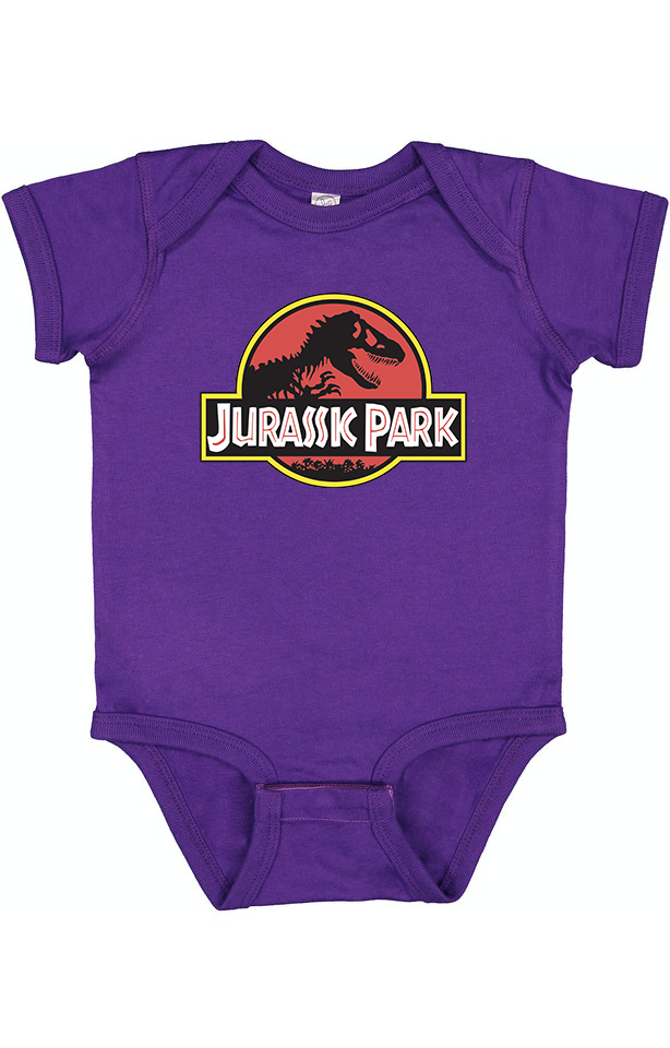 Jurassic Park Movie Baby Romper Onesie