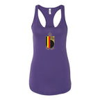 Women's Belgium National Soccer Team Racerback Tank Top