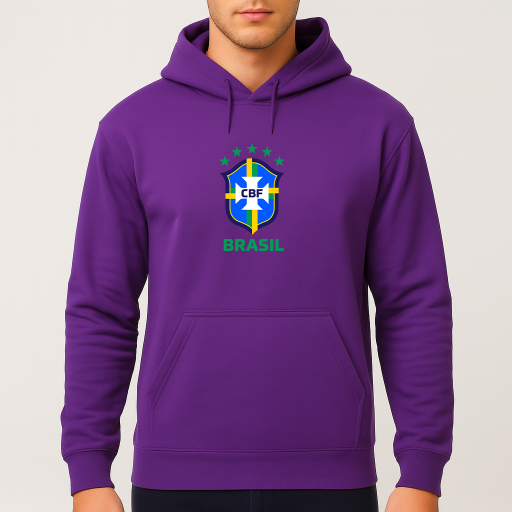 Men's Brasil National Soccer Team Pullover Hoodie