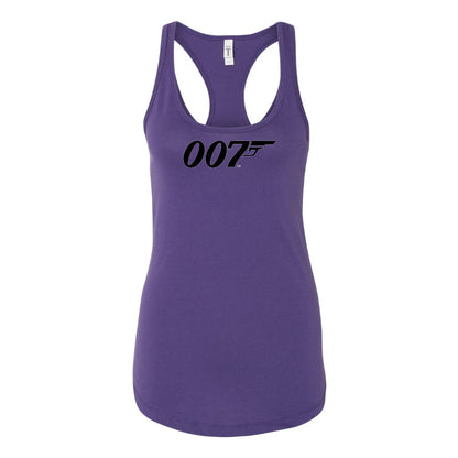 Women's 007 James Bond Movie Racerback Tank Top