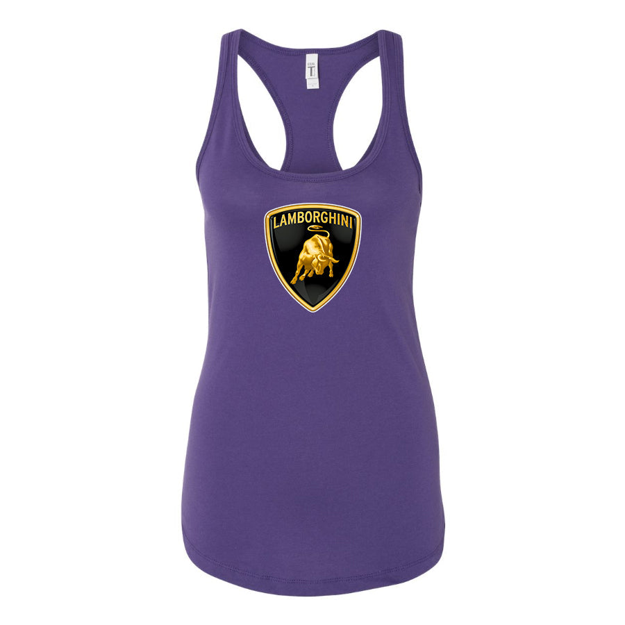 Women's Lamborghini Car Racerback Tank Top