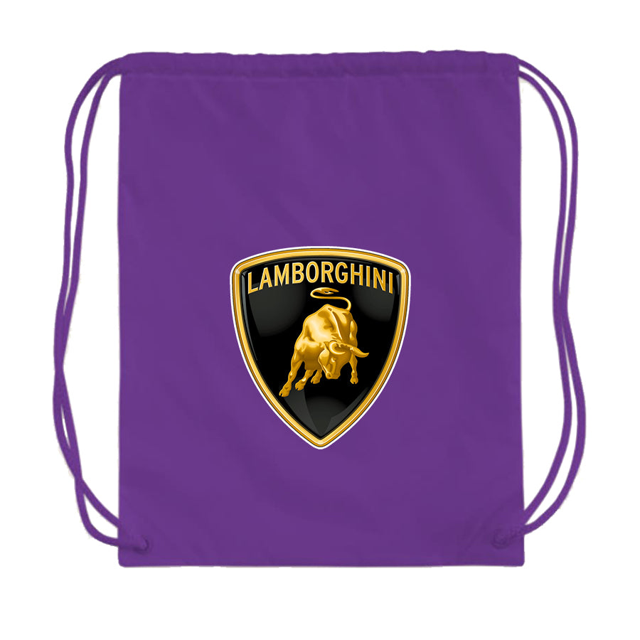 Lamborghini Car Drawstring Bag