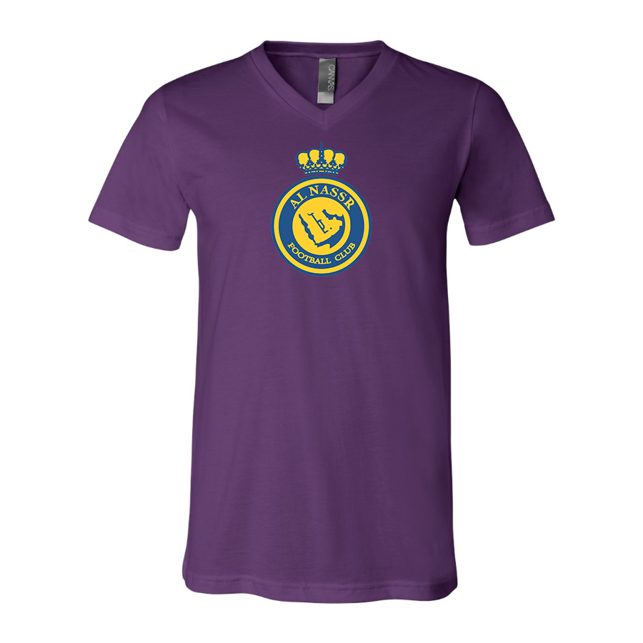 Men’s Al Nassr FC - BELLA + CANVAS - Jersey V-Neck Tee - 3005