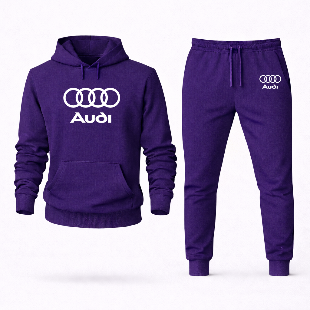 Men's Audi Car Hoodie Joggers Set