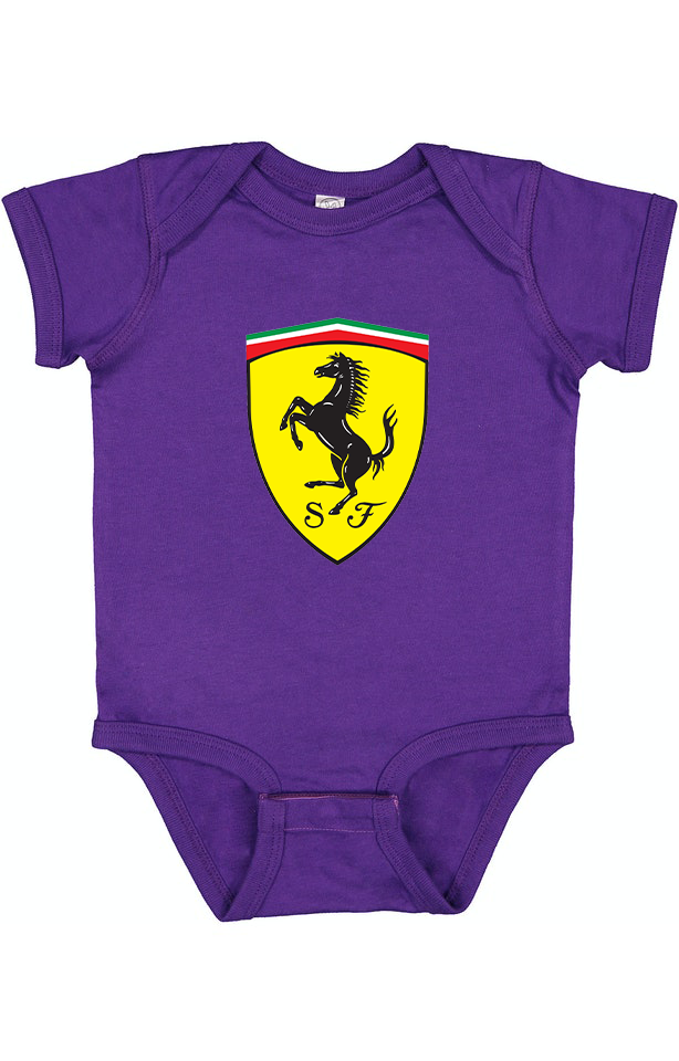 Ferrari Motorsport  Car Baby Romper Onesie