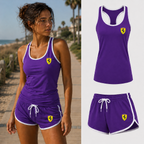Women’s Ferrari Car Tanktop and Shorts Set