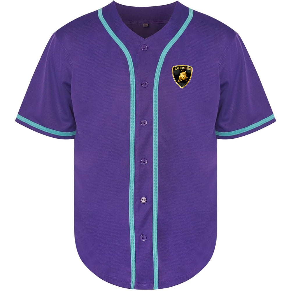 Men’s Lamborghini Car Baseball Jersey