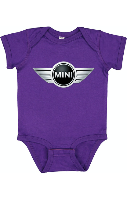 Mini Cooper Car Baby Romper Onesie