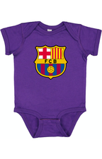 Baby F.C. Barcelona Soccer Romper Onesie