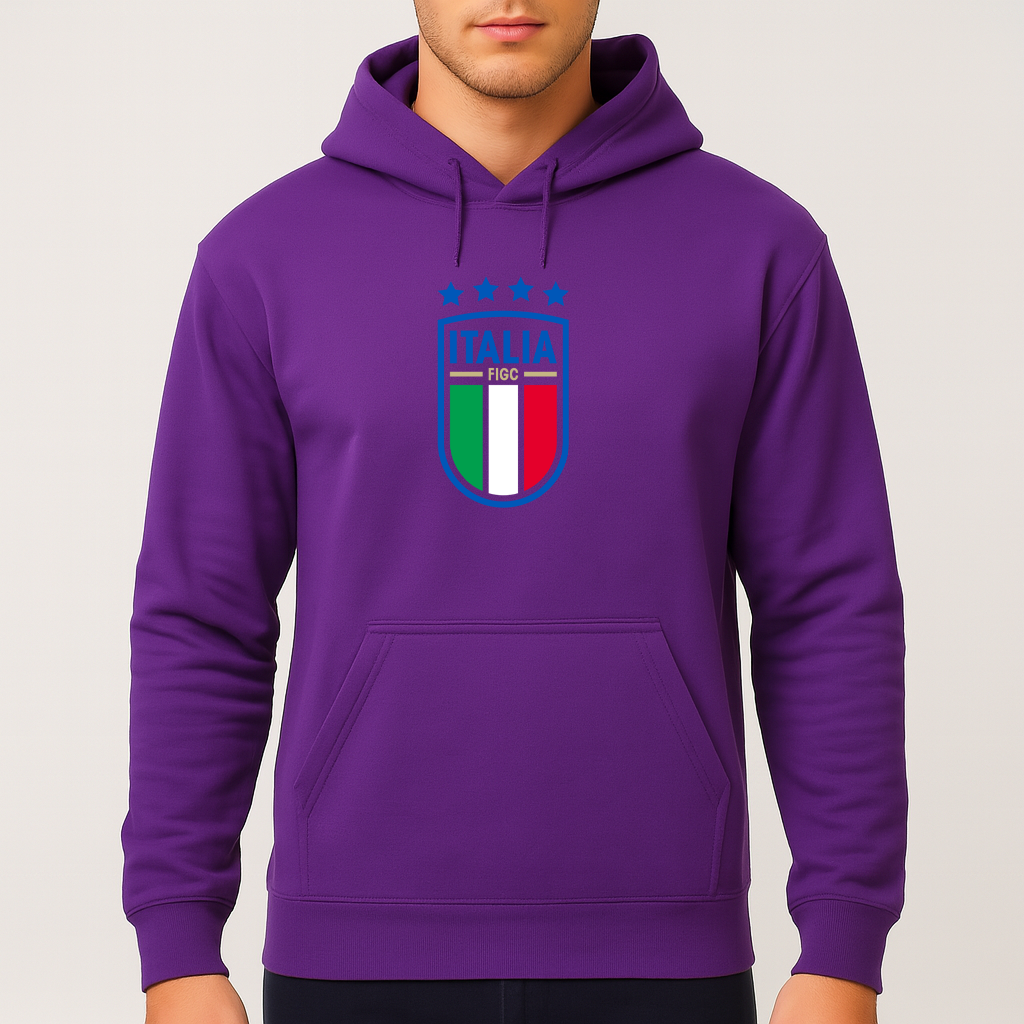 Men's Italy National Soccer Team Pullover Hoodie