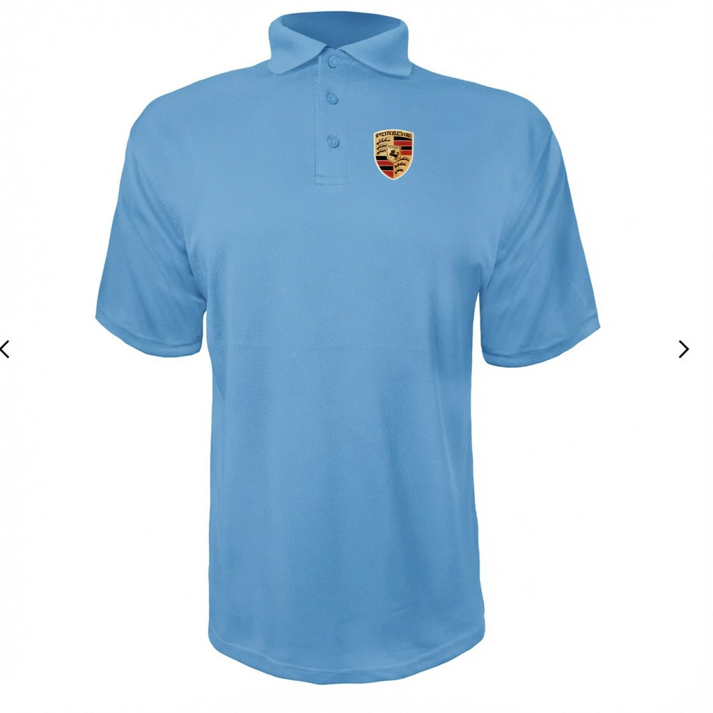 Men’s Porsche Car Polyester Polo
