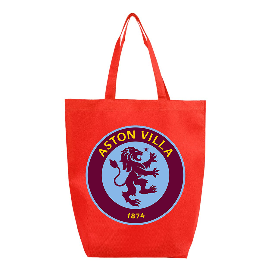 Aston Villa -  Q-Tees - Non-Woven Gusset Bottom Tote - Q1251