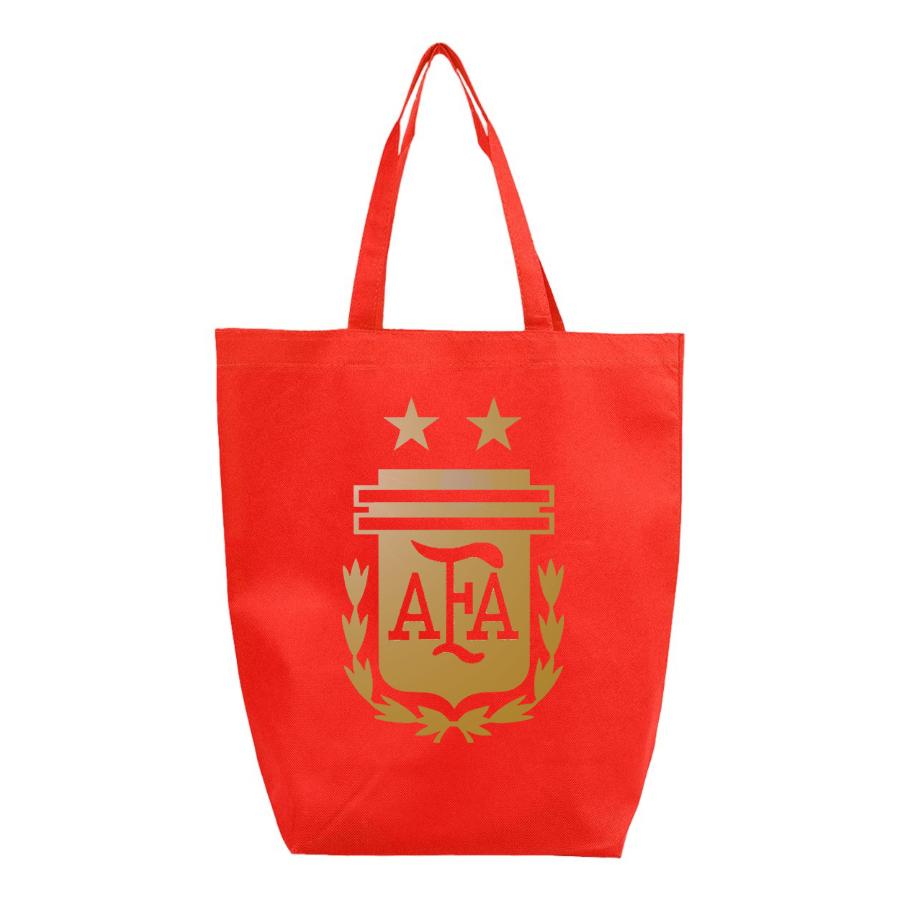 Argentina Soccer - Non-Woven Gusset Bottom Tote - Q1251 -  Q-Tees - Non-Woven Gusset Bottom Tote - Q1251