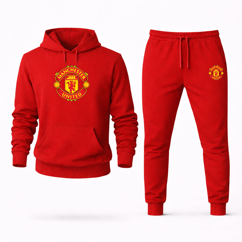 Men’s Manchester United Hoodie Joggers Set