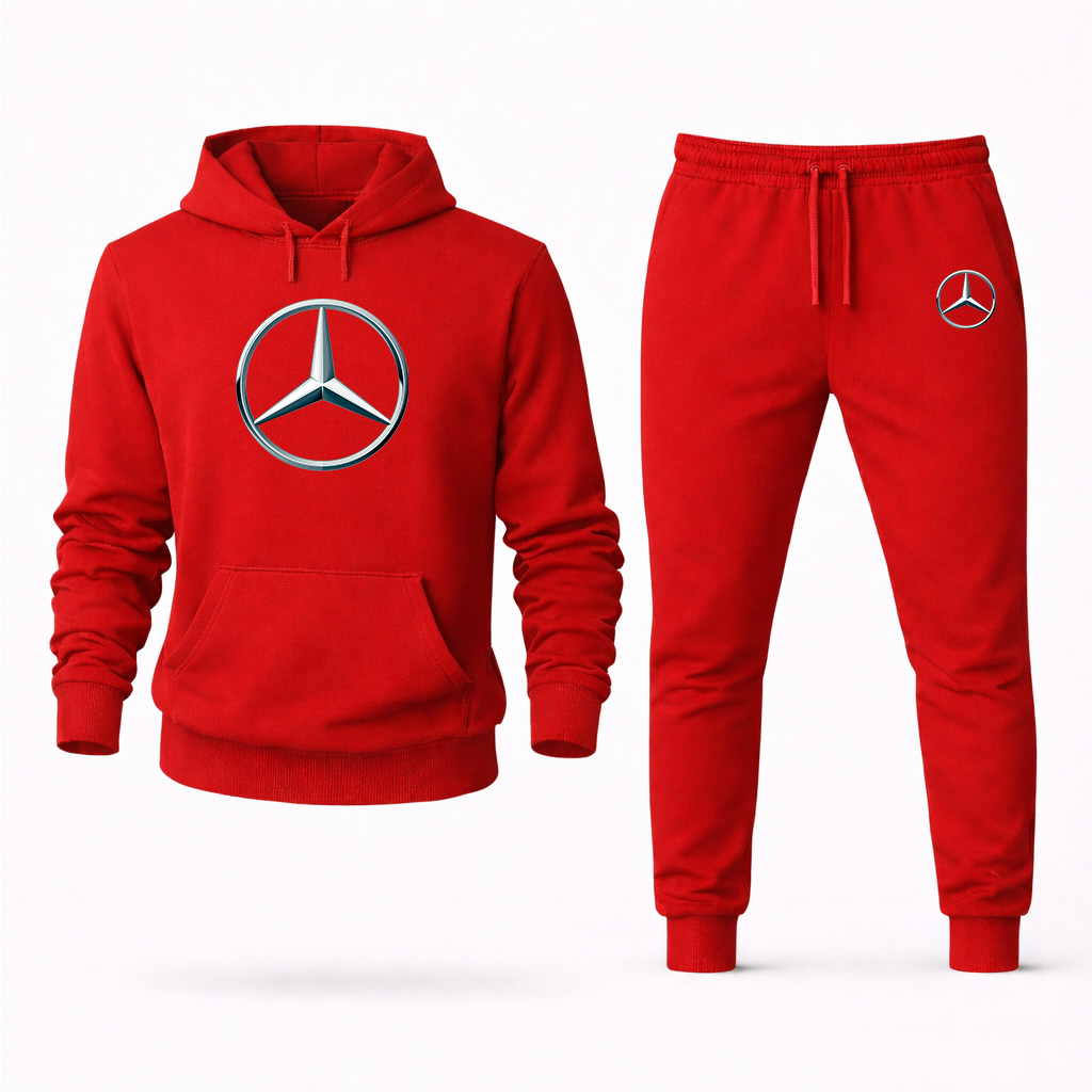 Men's Mercedes-Benz New Car Hoodie Joggers Set
