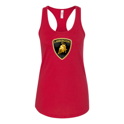 Women's Lamborghini Car Racerback Tank Top