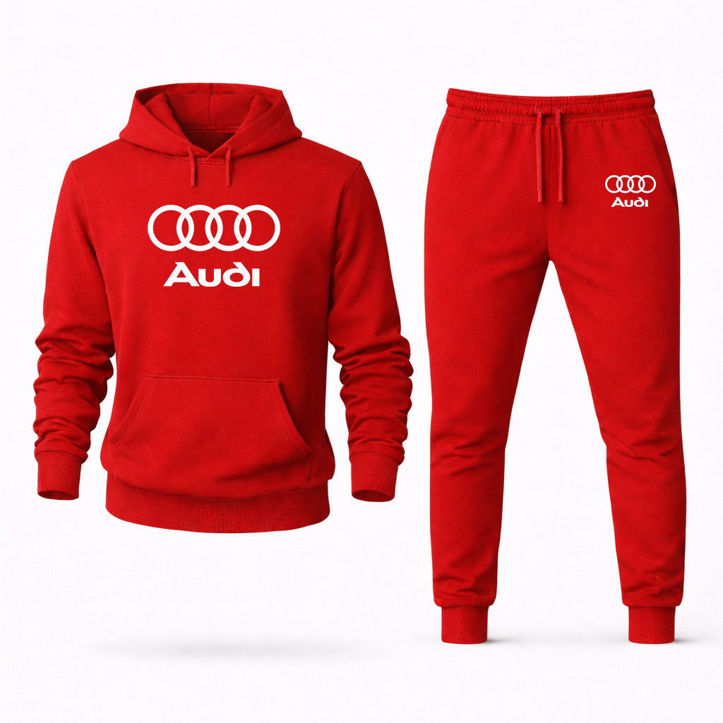 Men's Audi Car Hoodie Joggers Set
