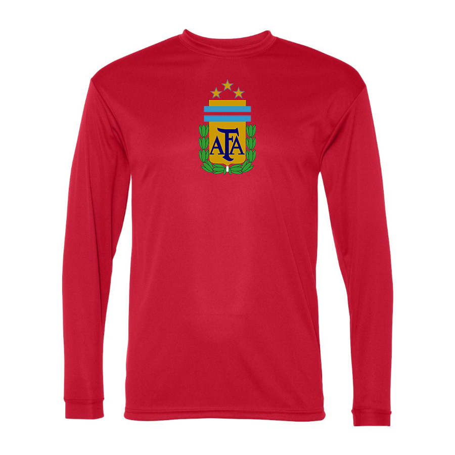Men’s Argentina National Soccer - Performance Long Sleeve T-Shirt - 5104