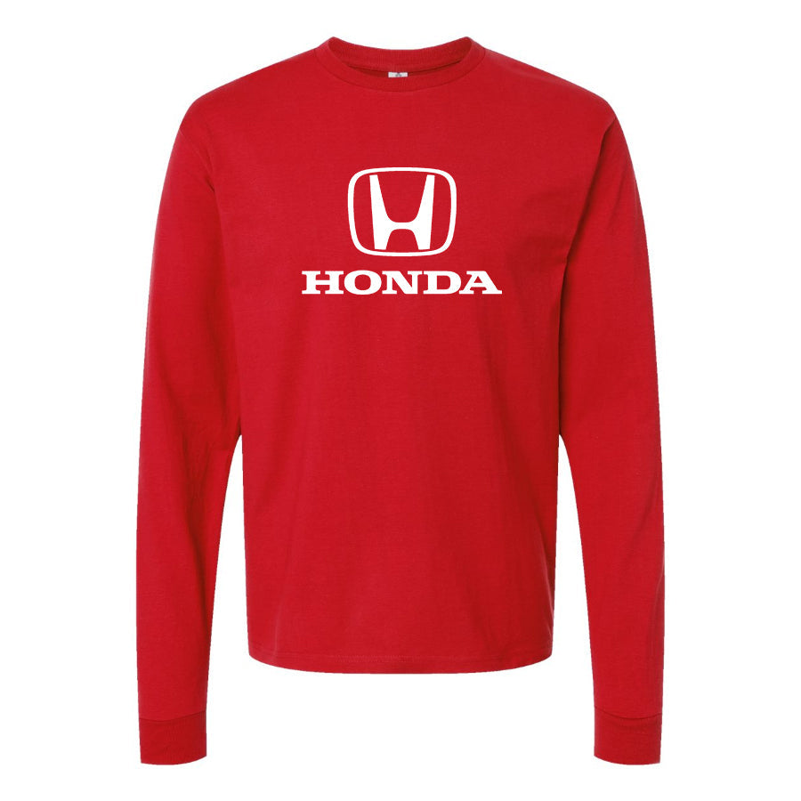 Youth Kids Honda Motorsport Car Long Sleeve T-Shirt