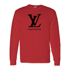 Men's Louis Vuitton Cotton Long Sleeve T-Shirt