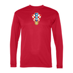 Men’s  Croatia National Soccer Team - C2 Sport - Performance Long Sleeve T-Shirt - 5104