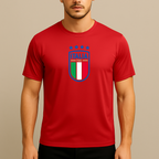 Men's Italy National Soccer Team Polyester T-Shirt