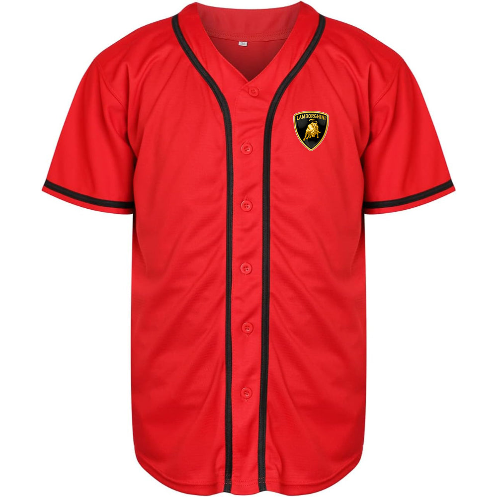 Men’s Lamborghini Car Baseball Jersey