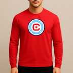 Men's Chicago Fire Soccer Long Sleeve T-Shirt
