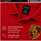 Men’s Porsche Car Dry Blend Polo