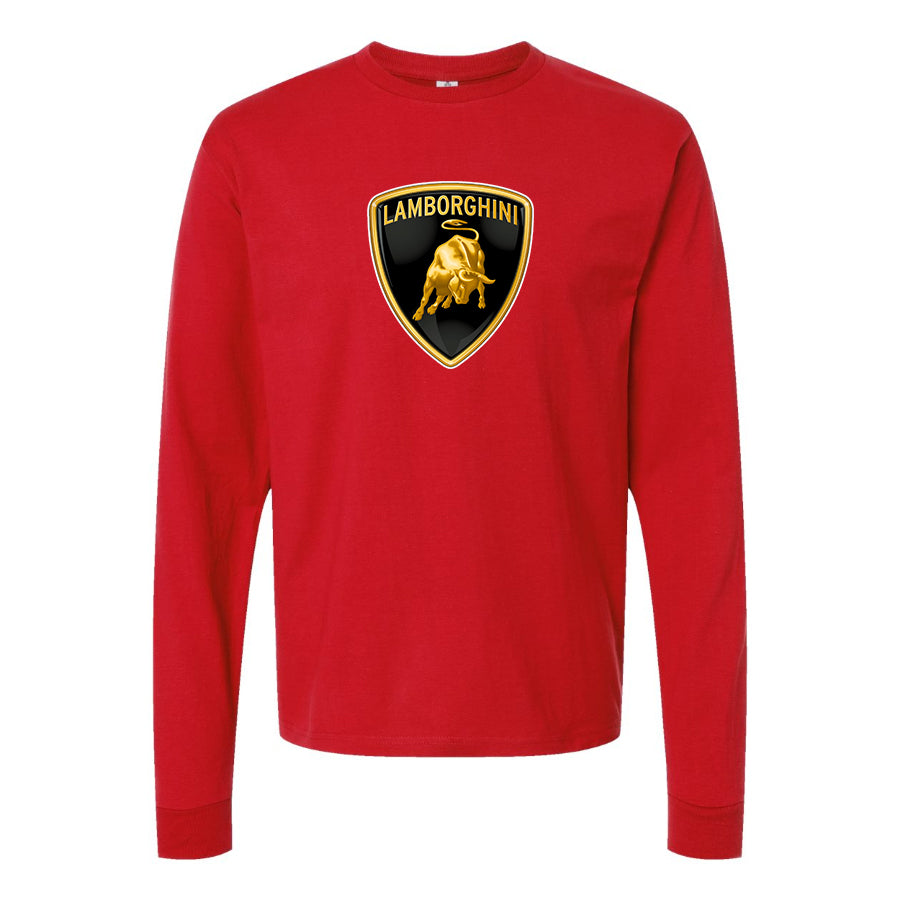 Men’s Lamborghini Car Long Sleeve T-Shirt