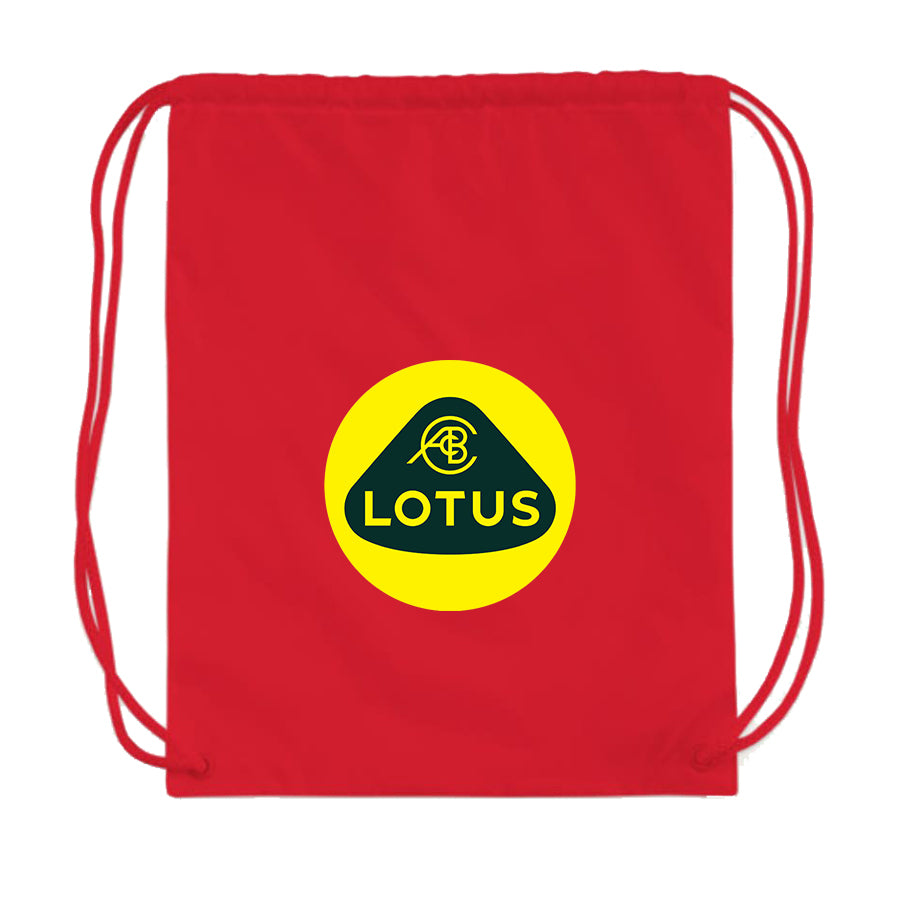 Lotus Car Drawstring Bag