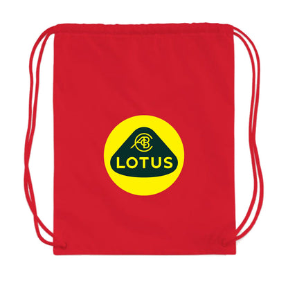 Lotus Car Drawstring Bag