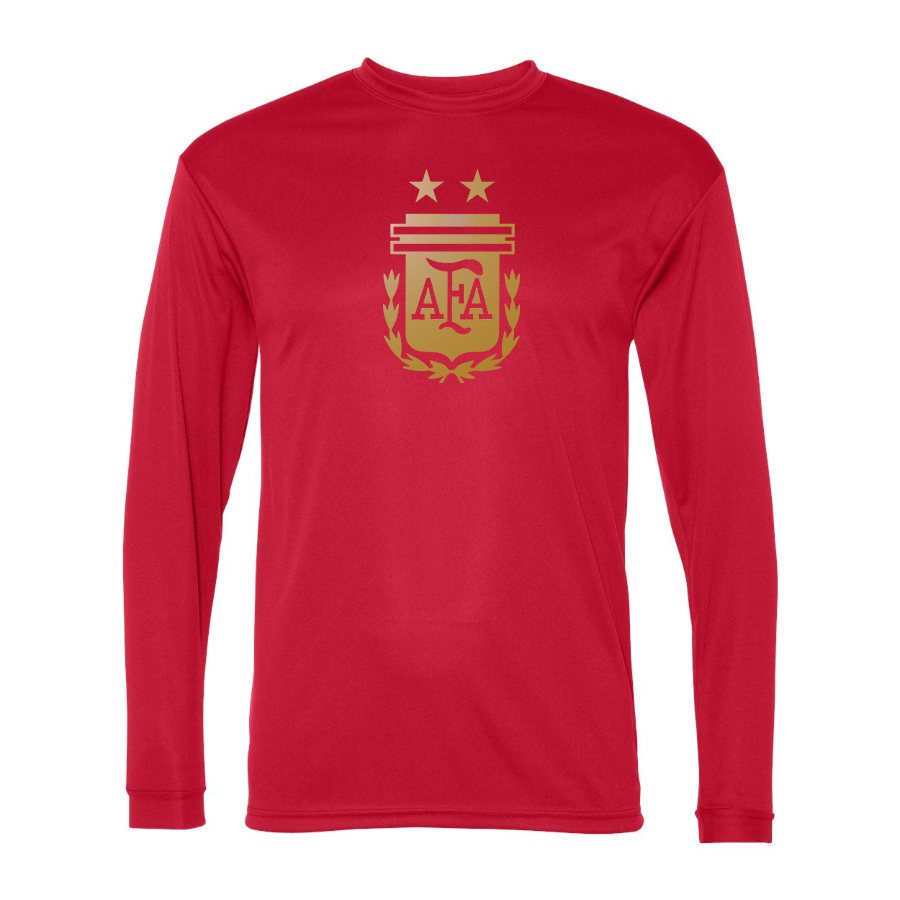 Men’s Argentina Soccer  - C2 Sport - Performance Long Sleeve T-Shirt - 5104