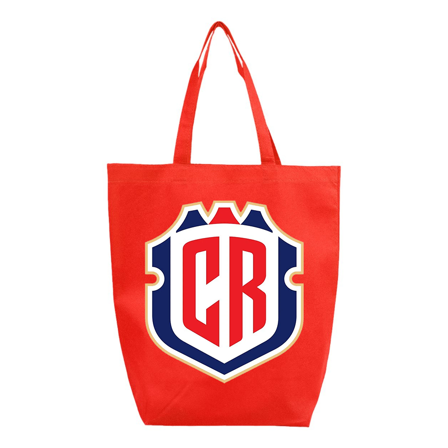 Costa Rica National Soccer Team - Q-Tees - Non-Woven Gusset Bottom Tote - Q1251