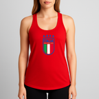 Women's Italy National Soccer Team Racerback Tank Top