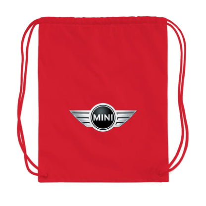 Mini Cooper Car Drawstring Bag